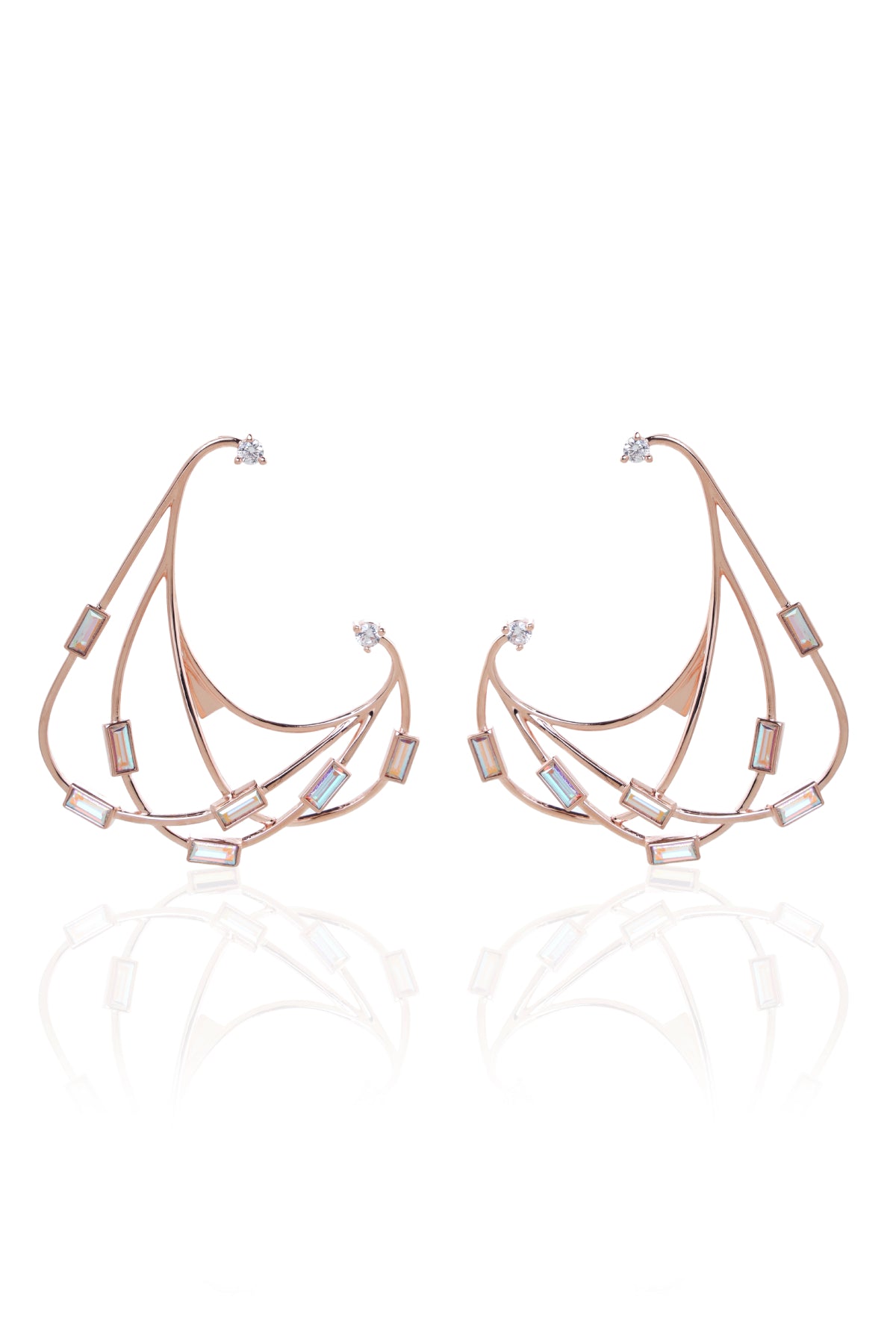 Buy Crystal Wire Earrings For Women Online at ScrollnShops